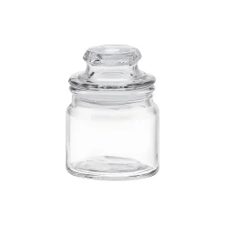 Vorratsglas 90 ml mit Glasstopfen