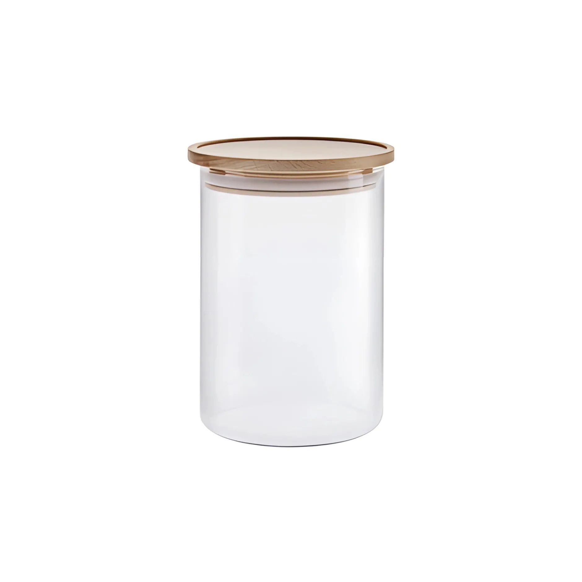 Vorratsglas Simax 0,9 Liter mit Holzdeckel