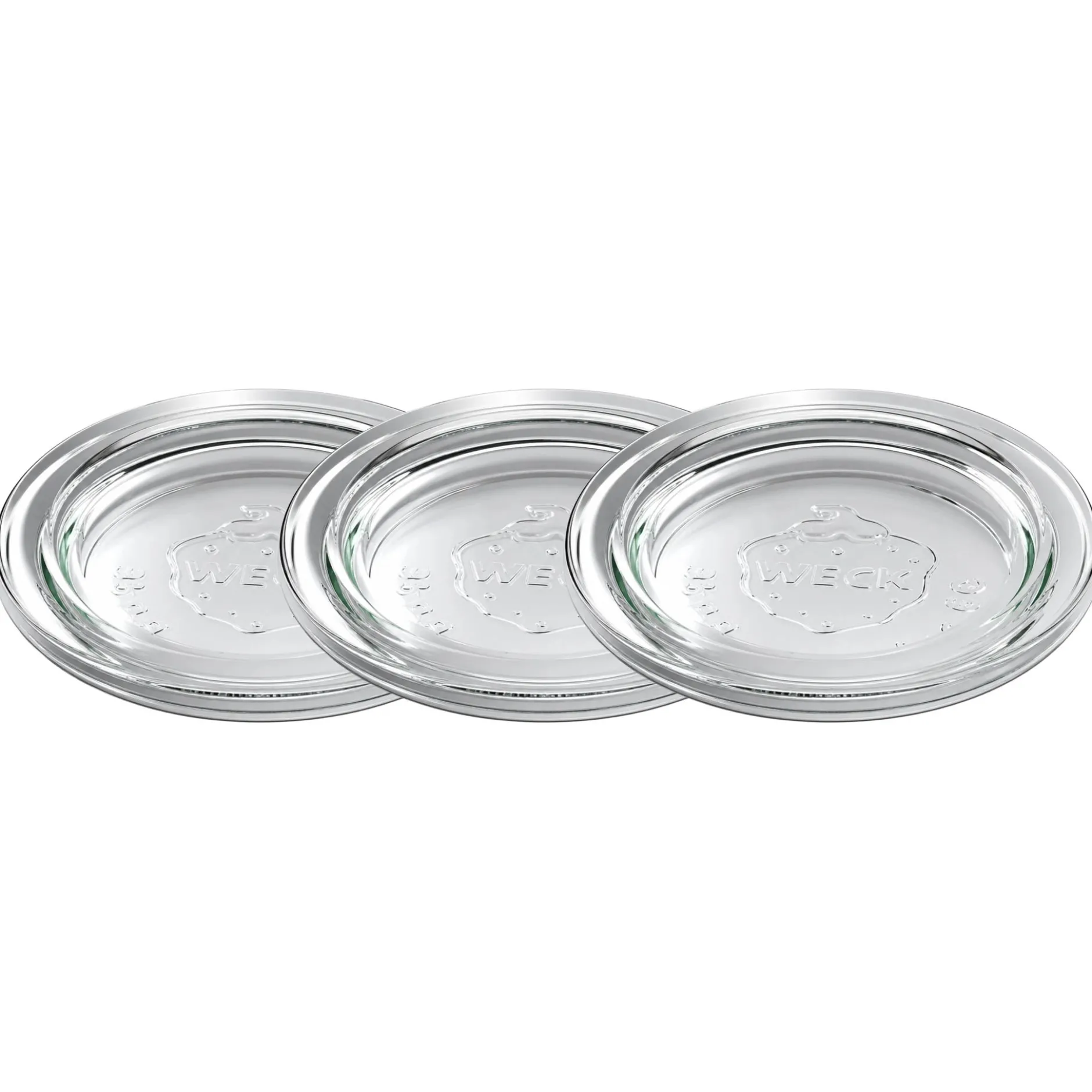 WECK-Glasdeckel 60 mm, 3 Stück