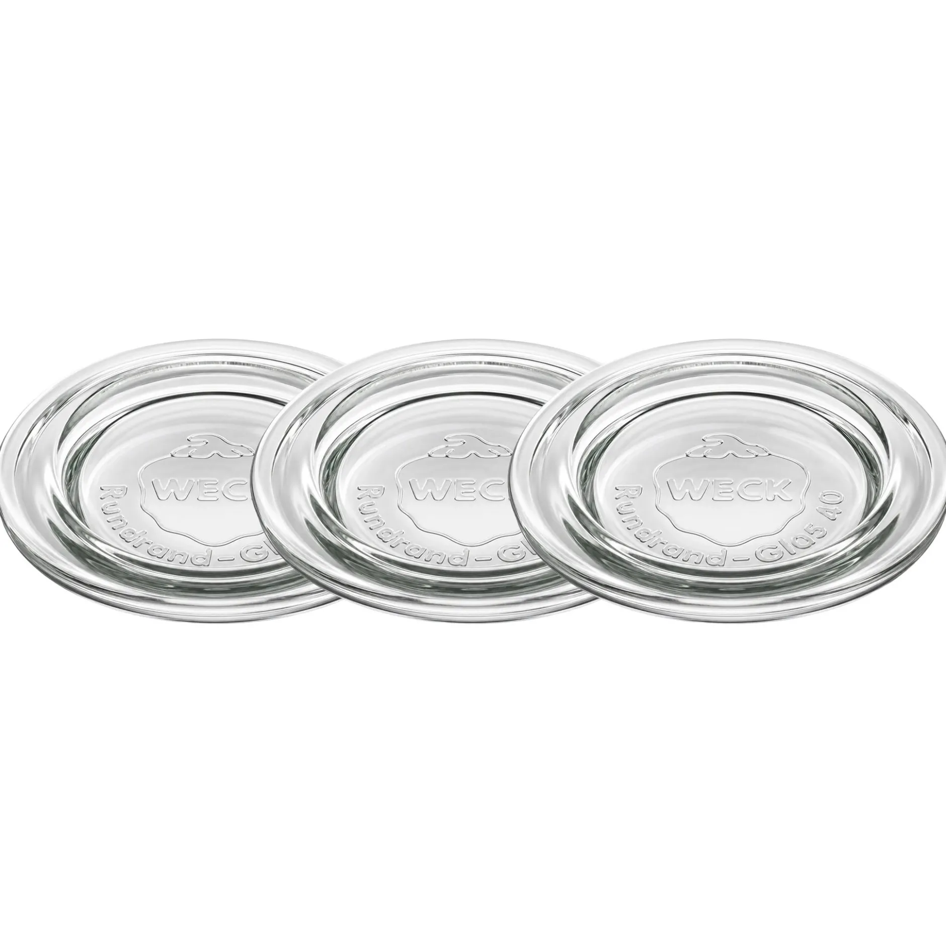 WECK-Glasdeckel 40 mm, 3 Stück
