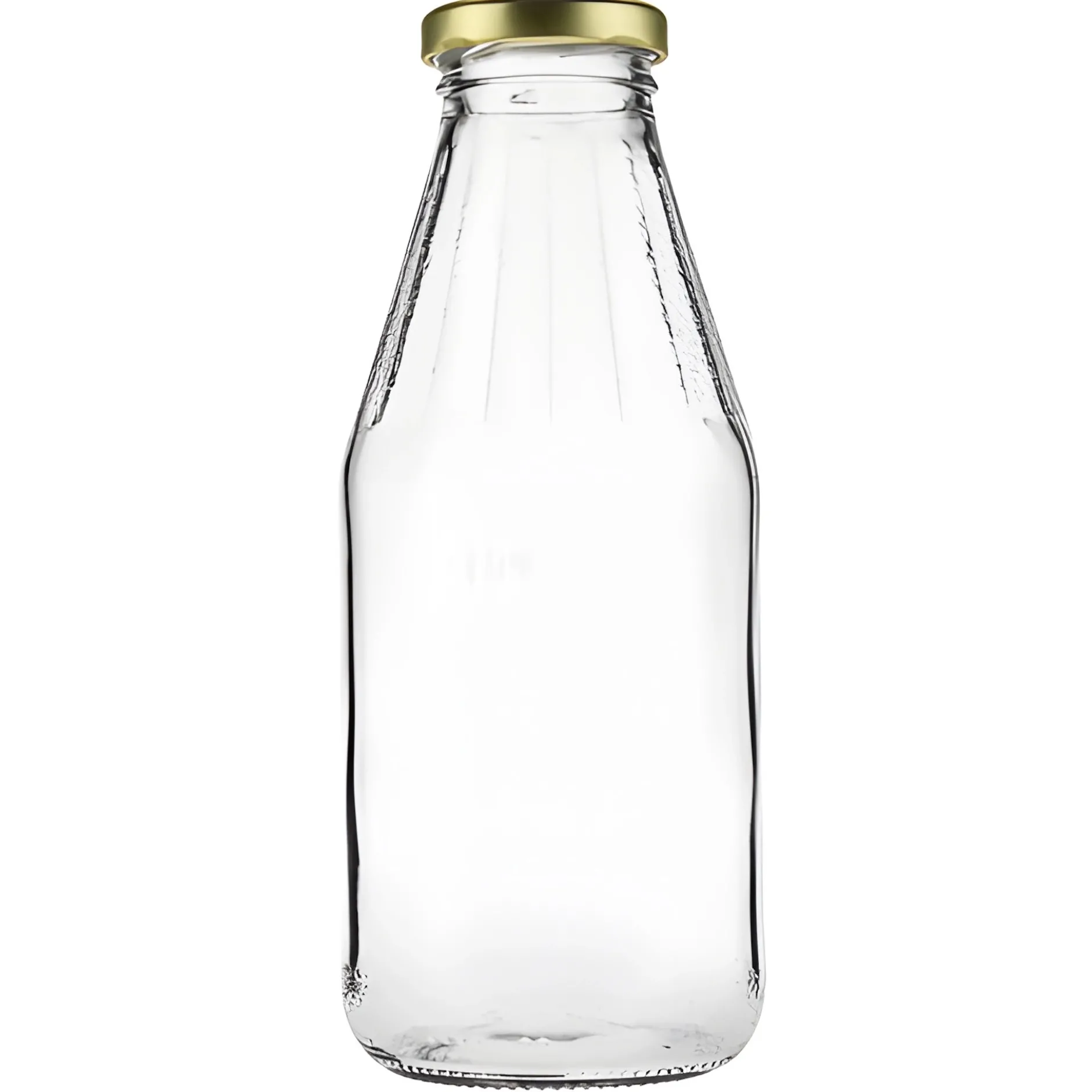 Weithalsflasche 500 ml mit Facetten Typ A