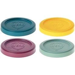 4 x WECK-Frischhaltedeckel 4 Farben RR 60